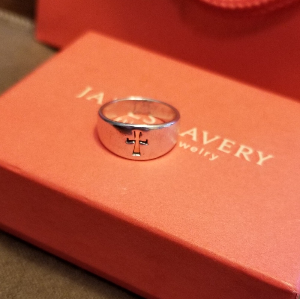 James Avery Narrow Crosslet Ring